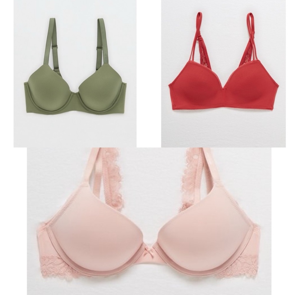 ✨💕Bundle of 3 aerie Bras💕✨
